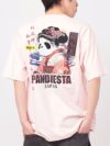 【PANDIESTA JAPAN】“熊猫日本GEISHA”刺繍入りTシャツ