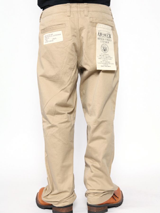 【AVIREX】KHAKI TROUSERS〔LIMITED〕