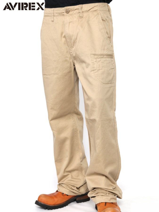 【AVIREX】KHAKI TROUSERS〔LIMITED〕