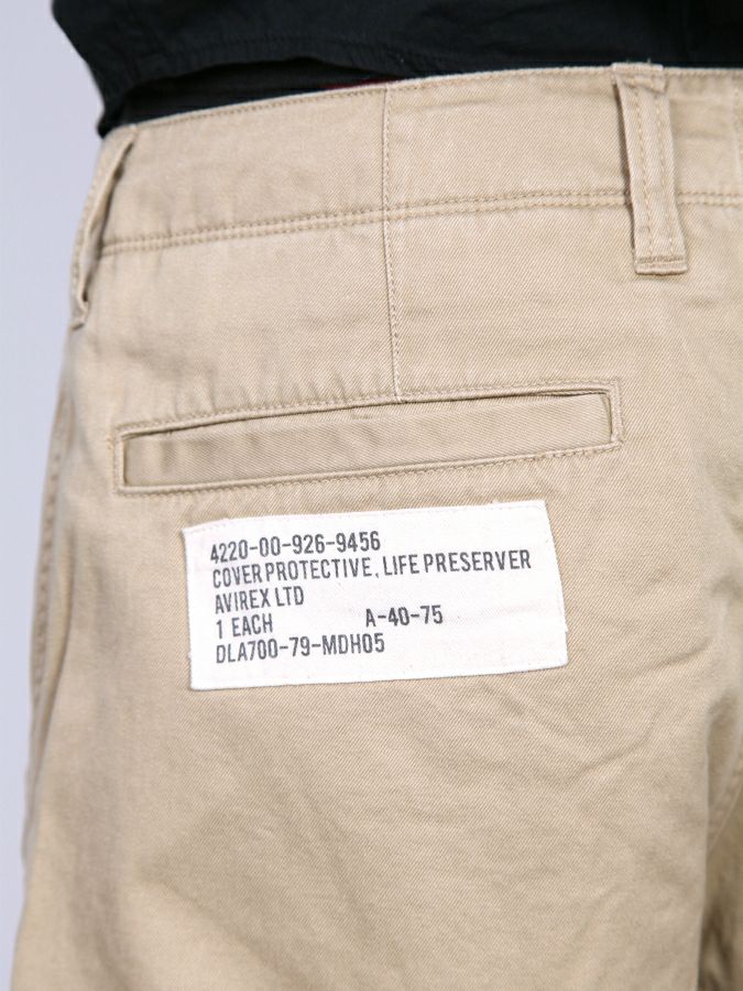 【AVIREX】KHAKI TROUSERS〔LIMITED〕