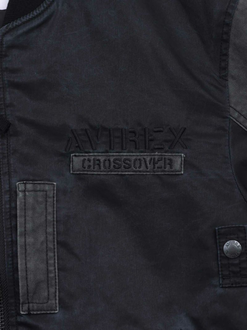 【AVIREX】“CROSSOVER”FADED MA-1 CUSTOM