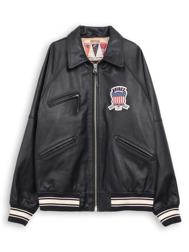 【AVIREX】VARSITY LIGHT SIGNATURE JACKET