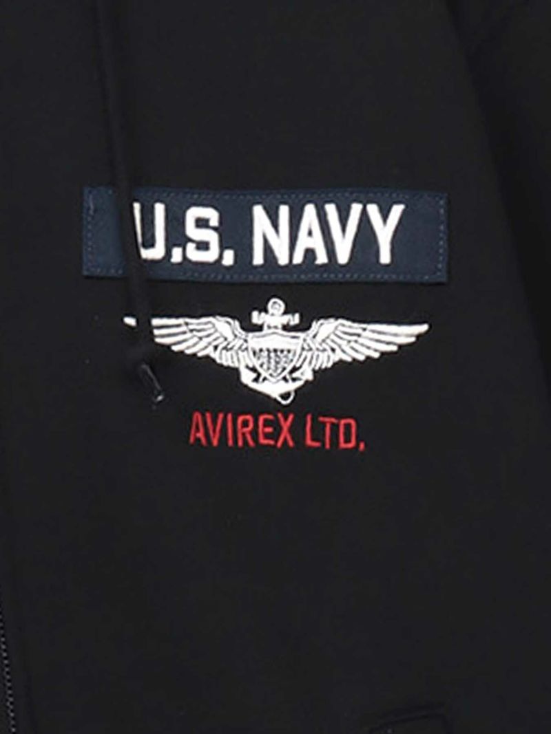 【AVIREX】“DUST DEVILS”LONG SLEEVE ZIP PARKA
