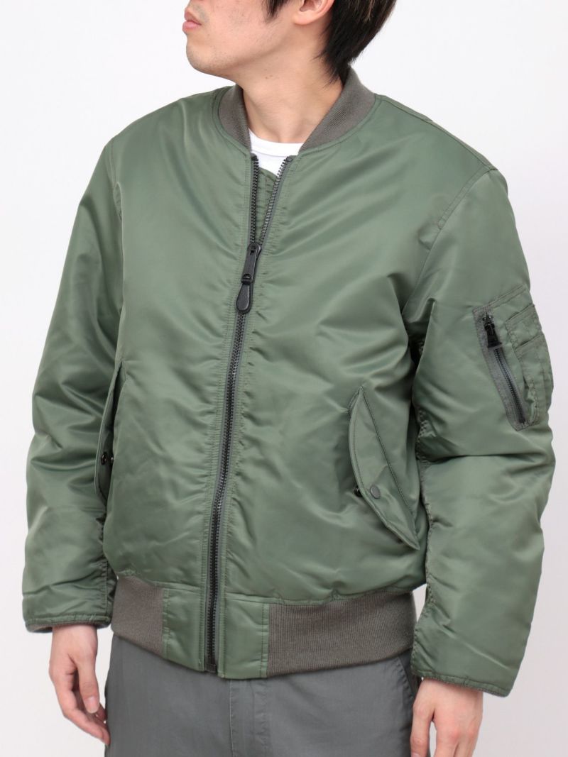 【AVIREX】“COMMERCIAL LOGO”MA-1 JACKET