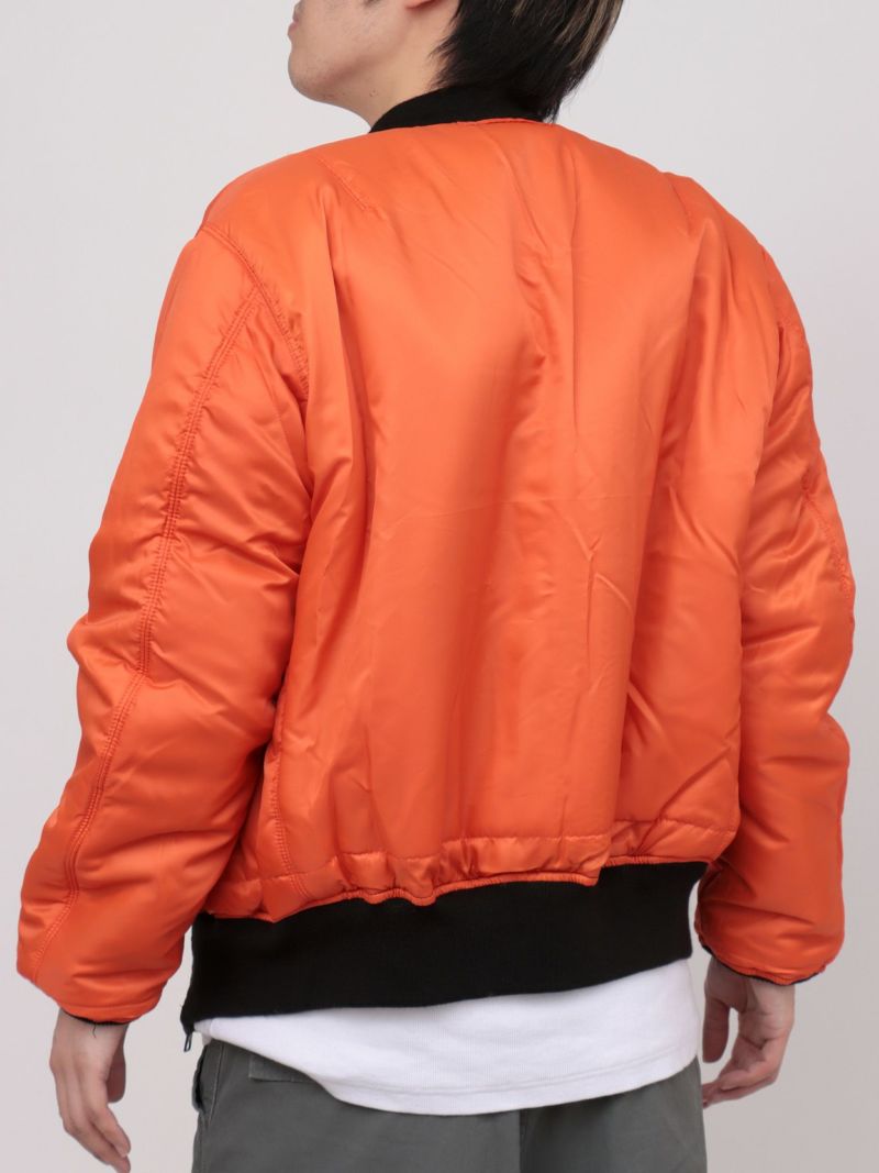 【AVIREX】“COMMERCIAL LOGO”MA-1 JACKET