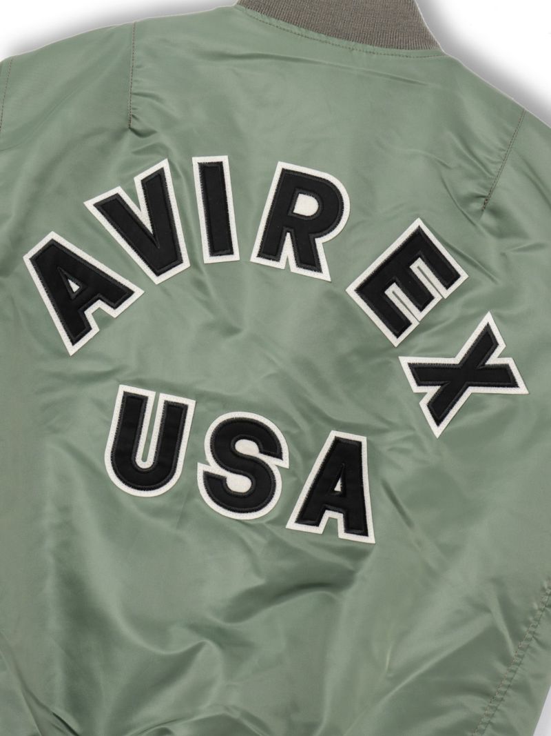 【AVIREX】“COMMERCIAL LOGO”MA-1 JACKET