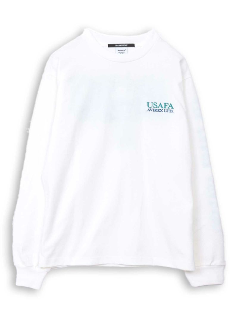 【AVIREX】“USAFA”EMBROIDERY LONG T-SHIRT