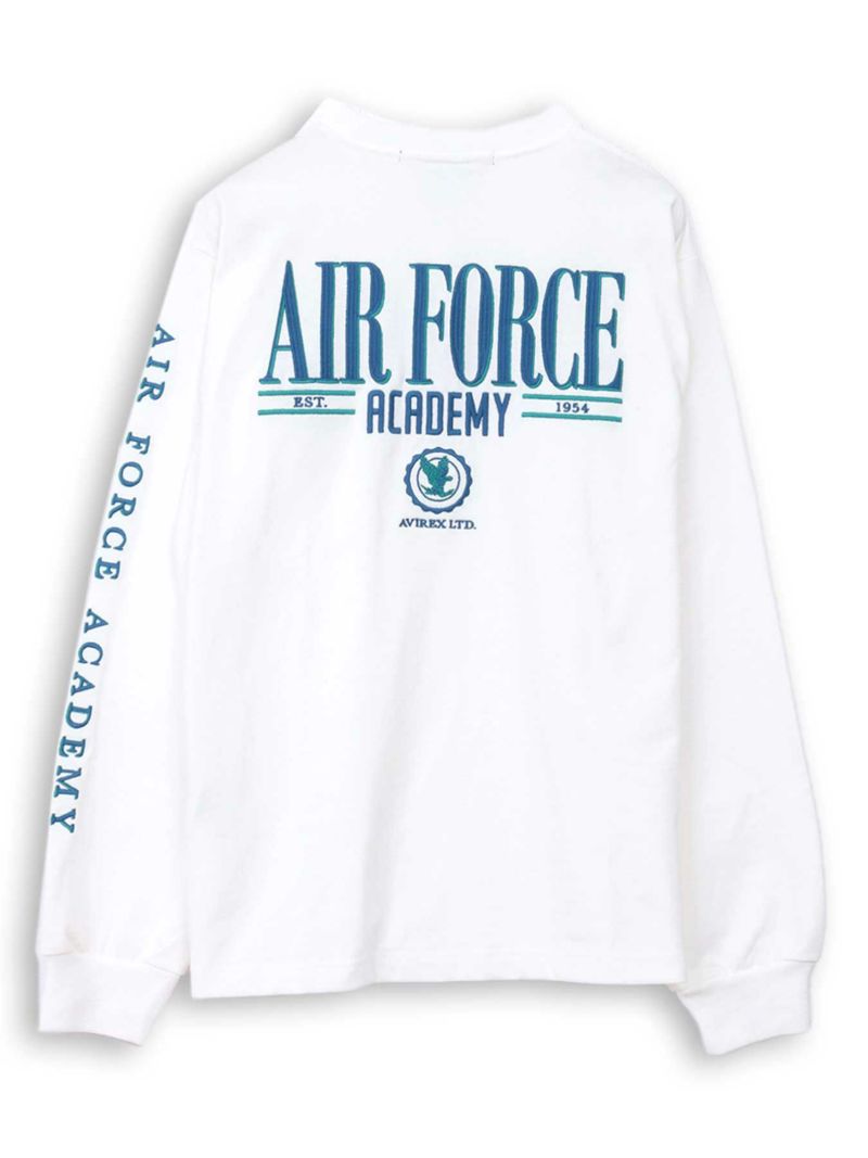 【AVIREX】“USAFA”EMBROIDERY LONG T-SHIRT