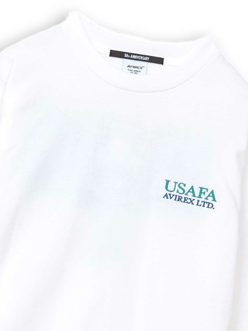 【AVIREX】“USAFA”EMBROIDERY LONG T-SHIRT