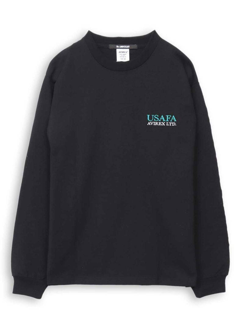 【AVIREX】“USAFA”EMBROIDERY LONG T-SHIRT