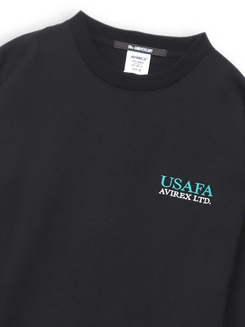 【AVIREX】“USAFA”EMBROIDERY LONG T-SHIRT