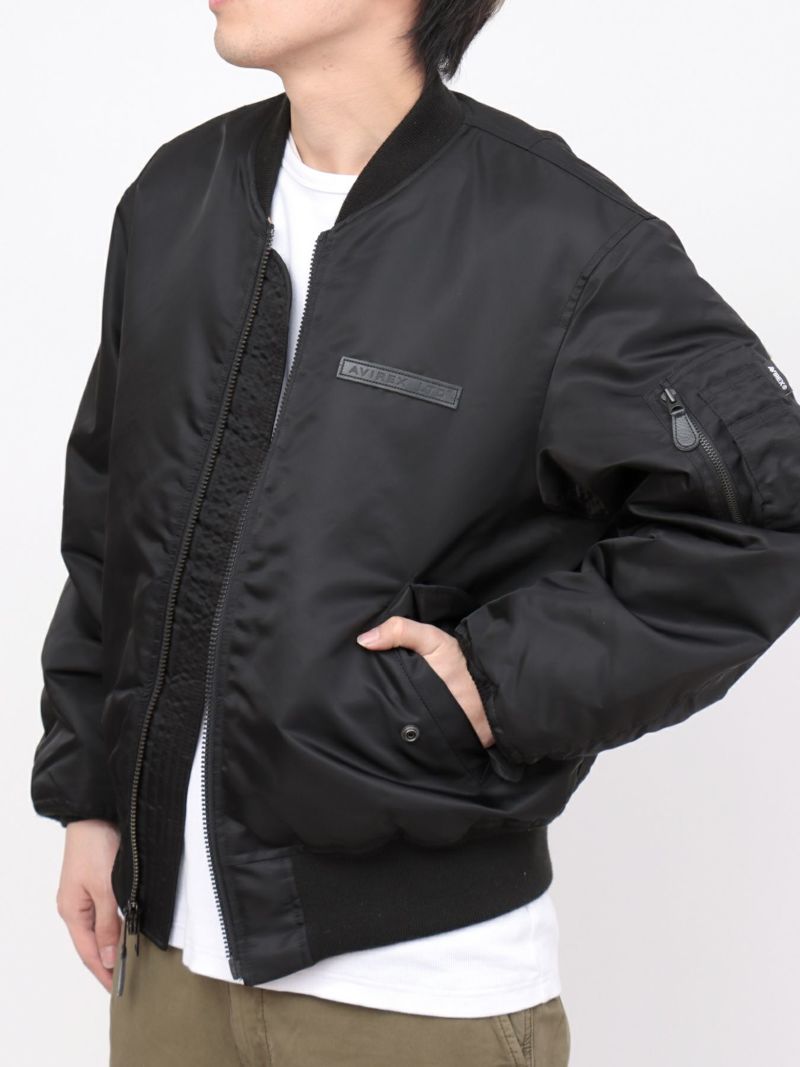 【AVIREX】SIGNATURE BIG LOGO MA-1 JACKET ＜50th Anniversary＞