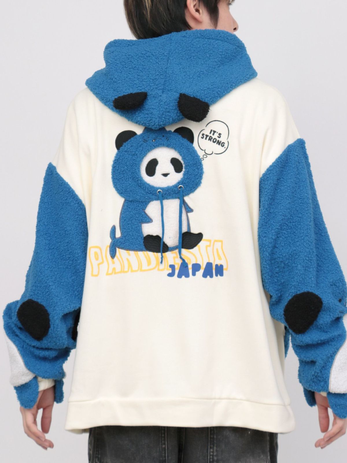 【PANDIESTA JAPAN】シャーク袖BIGシルエット プルパーカー