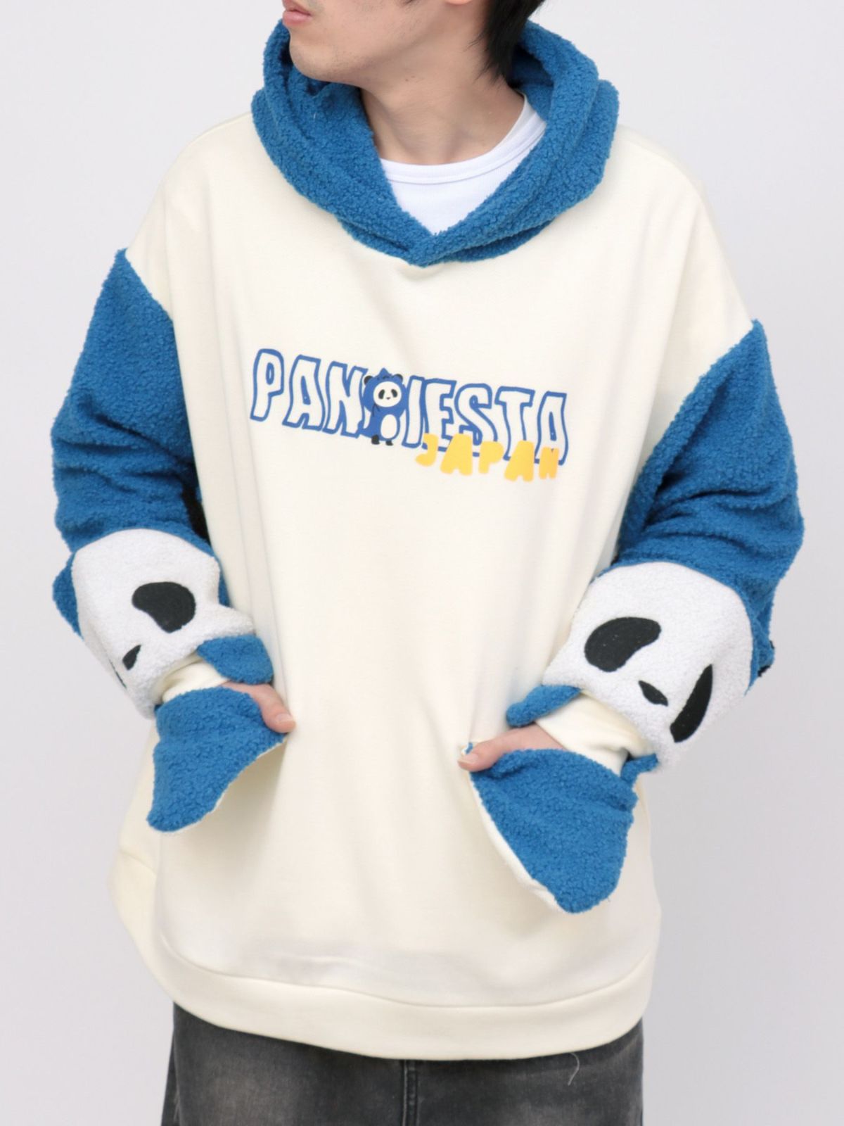 【PANDIESTA JAPAN】シャーク袖BIGシルエット プルパーカー