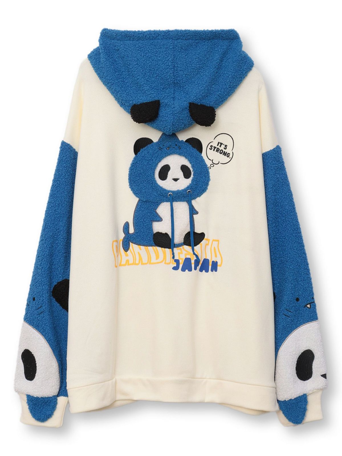 【PANDIESTA JAPAN】シャーク袖BIGシルエット プルパーカー