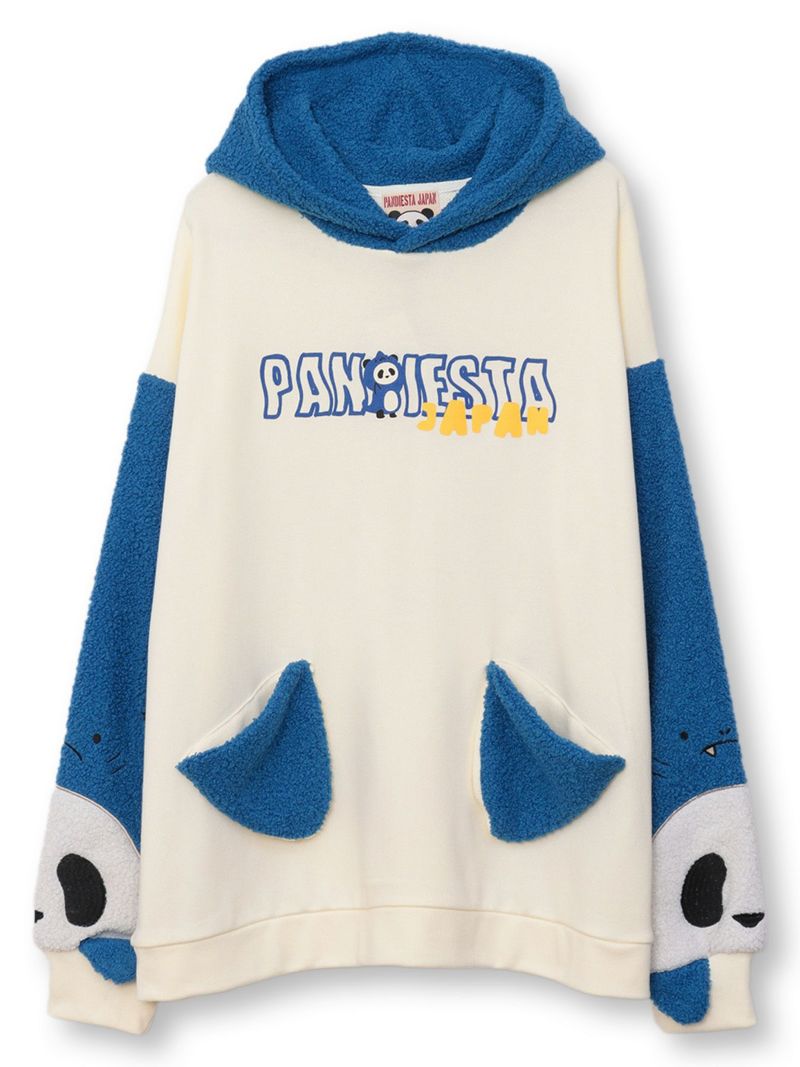 【PANDIESTA JAPAN】シャーク袖BIGシルエット プルパーカー