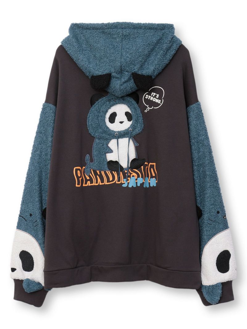 【PANDIESTA JAPAN】シャーク袖BIGシルエット プルパーカー