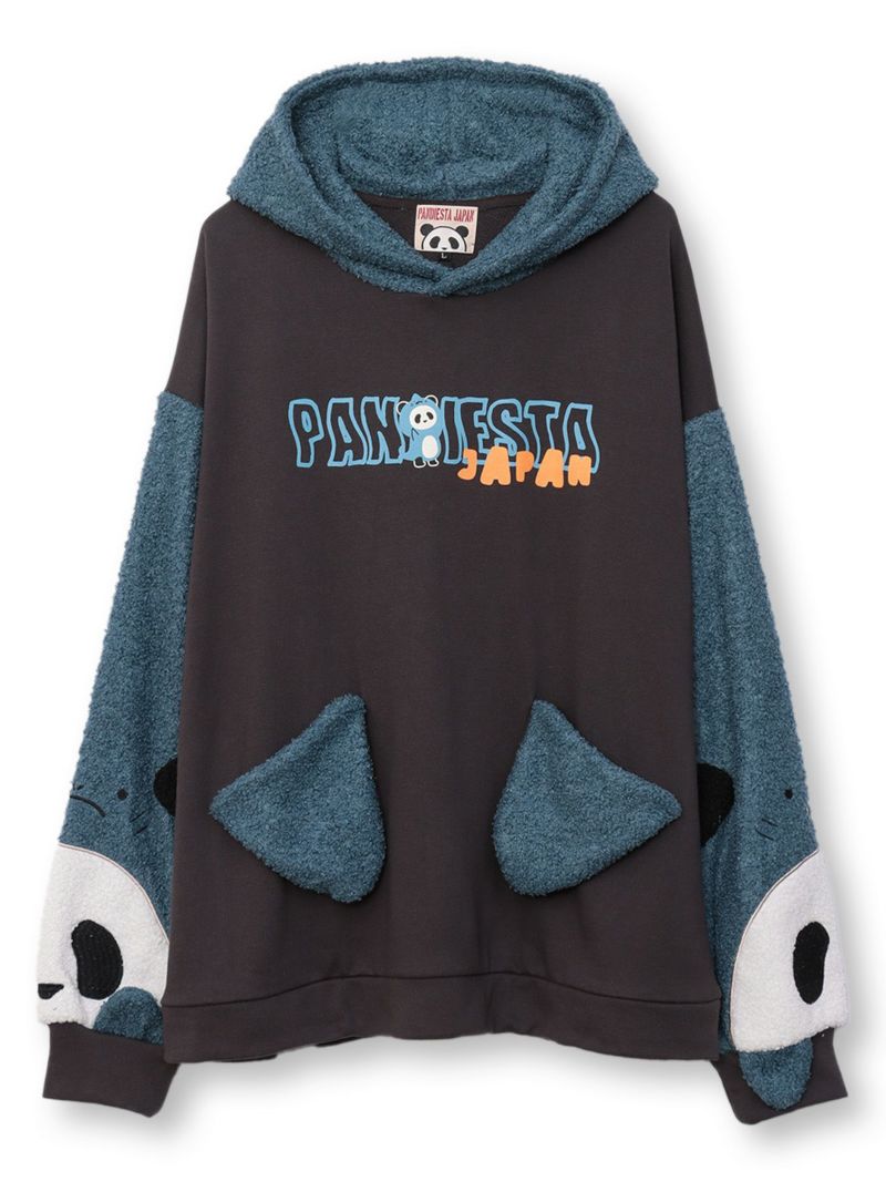 【PANDIESTA JAPAN】シャーク袖BIGシルエット プルパーカー