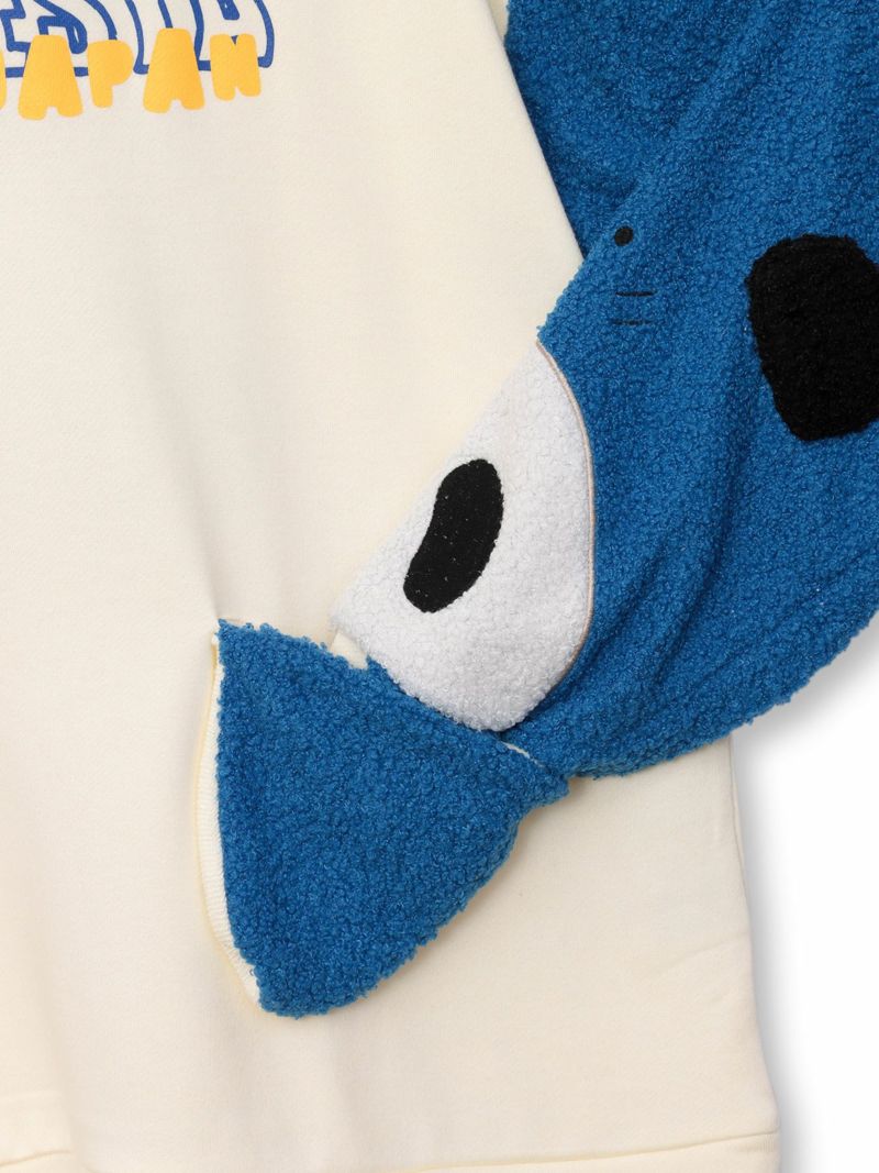 【PANDIESTA JAPAN】シャーク袖BIGシルエット プルパーカー