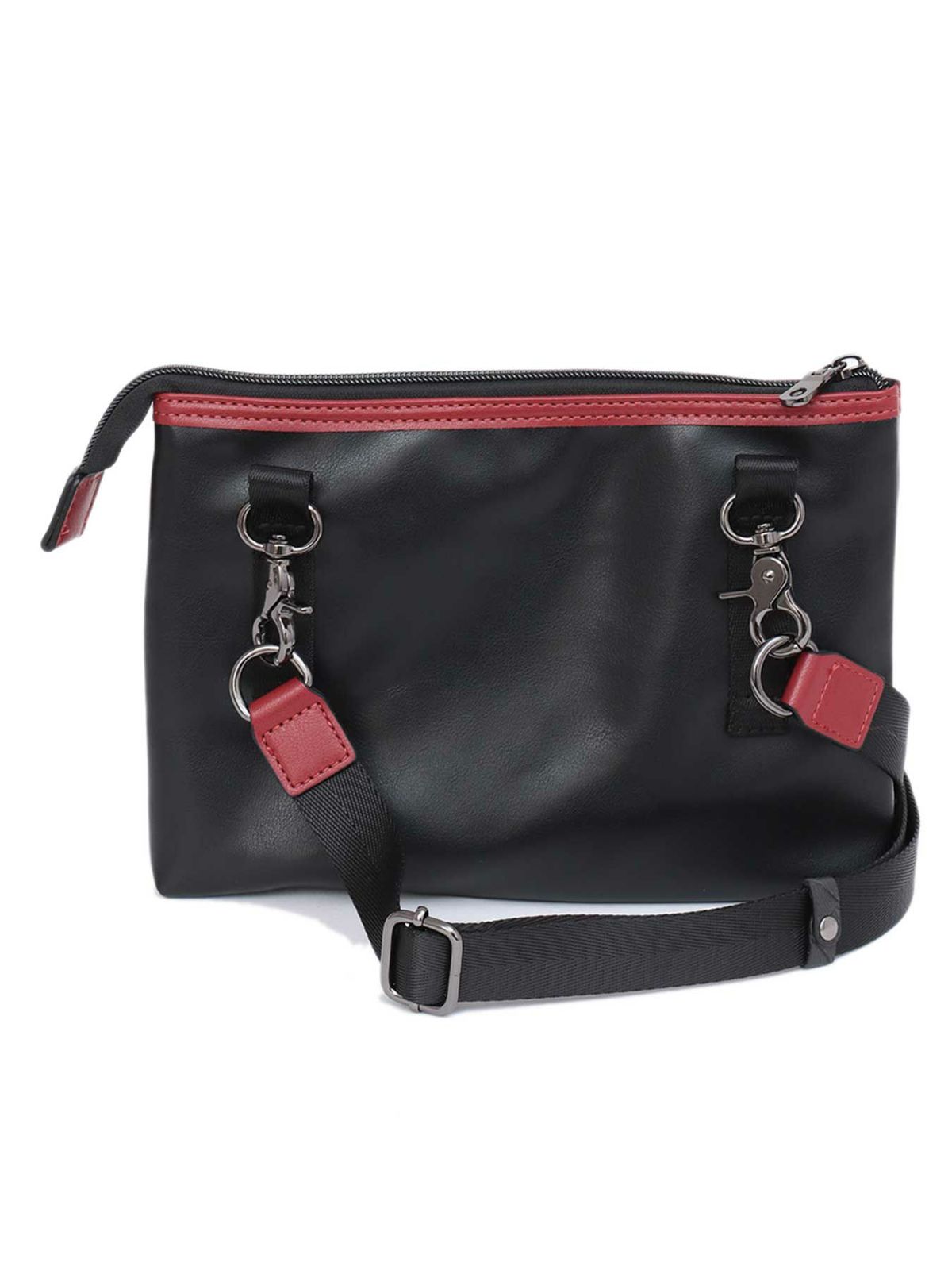 【雅結】桜金襴切り替え 横型シザーバッグ