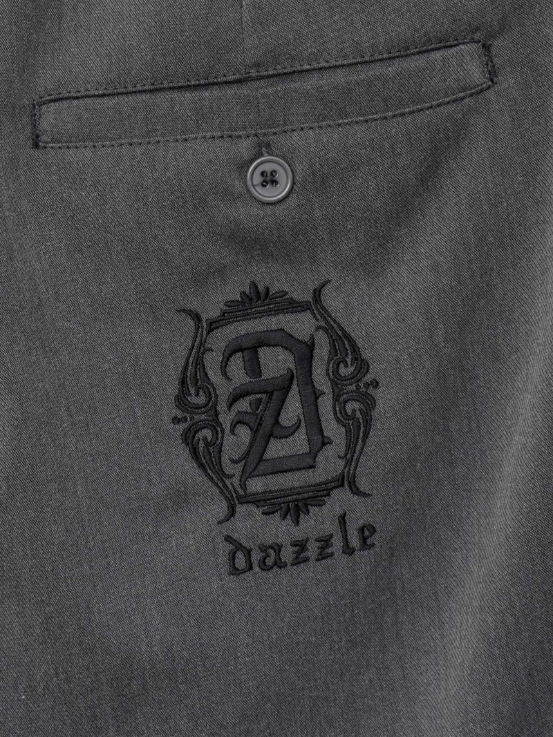 【DAZZLE】ワイドシルエット ワンタックスラックス