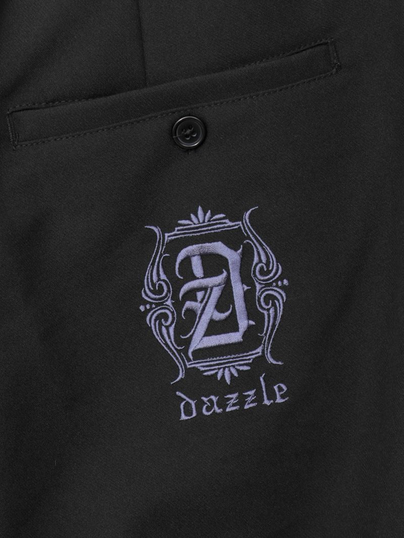 【DAZZLE】ワイドシルエット ワンタックスラックス