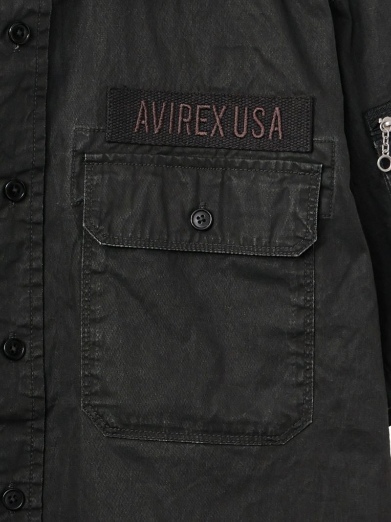 【AVIREX】PIGMENT FATIGUE SHIRT＜50th Anniversary＞