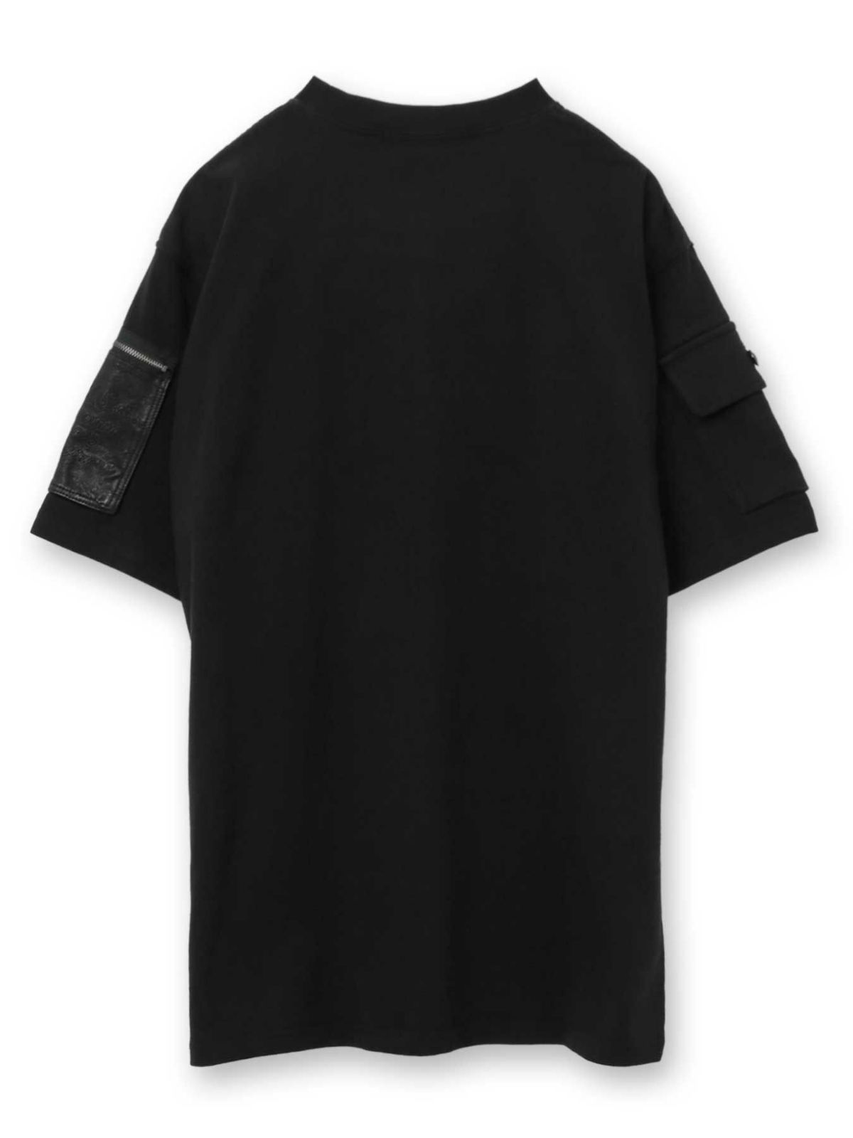 【AVIREX】LEATHER PATCHED FATIGUE T-SHIRT＜50th Anniversary＞