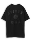 【AVIREX】LEATHER PATCHED VARSITY T-SHIRT＜50th Anniversary＞
