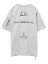 【AVIREX】LEATHER PATCHED VARSITY T-SHIRT＜50th Anniversary＞
