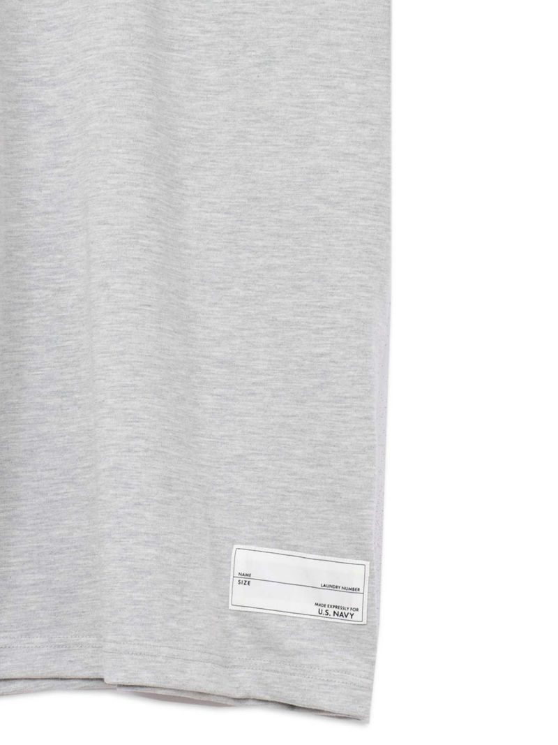 【AVIREX】LEATHER PATCHED VARSITY T-SHIRT＜50th Anniversary＞