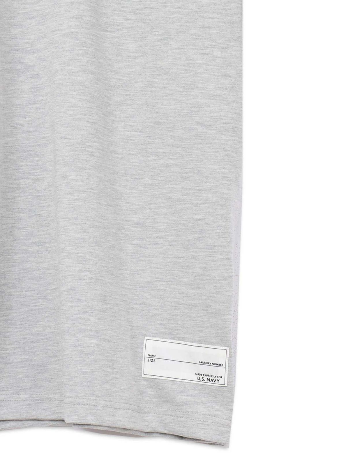 【AVIREX】LEATHER PATCHED VARSITY T-SHIRT＜50th Anniversary＞