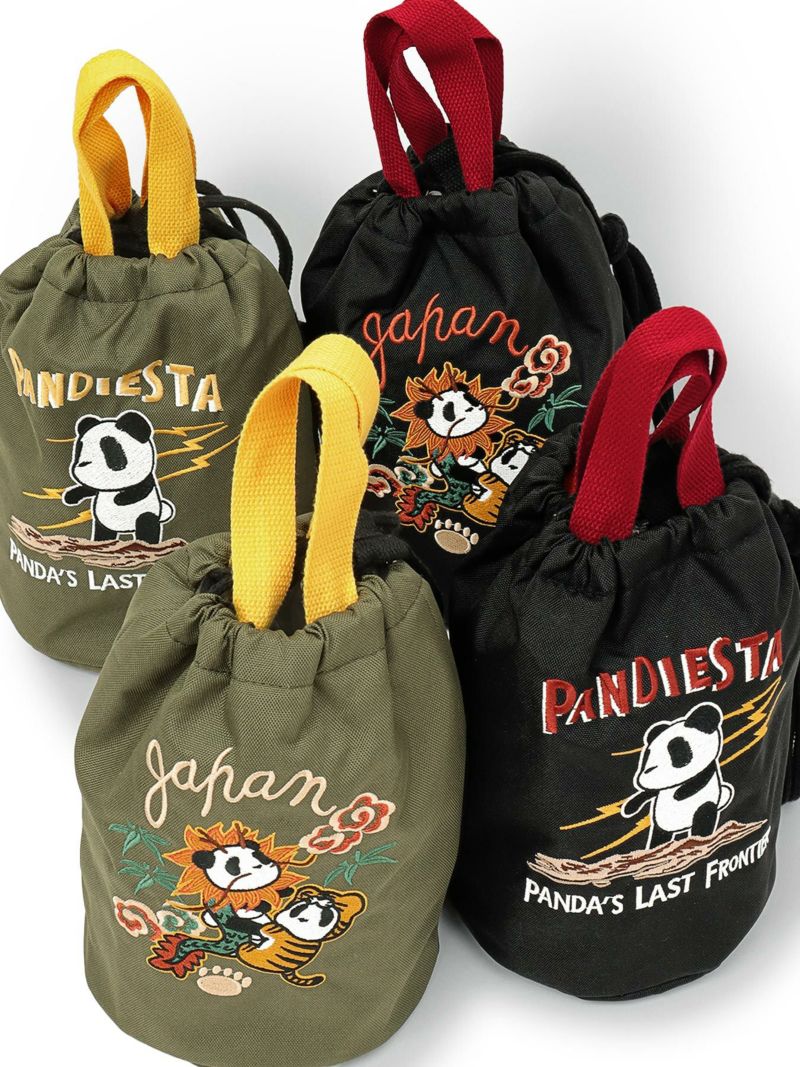 【PANDIESTA JAPAN】 熊猫謹製 2WAY巾着バッグ