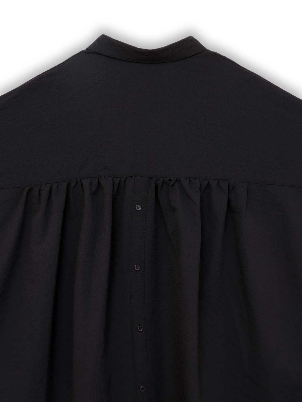 【雅結】菊刺繍サッカー素材ドルマンシャツ