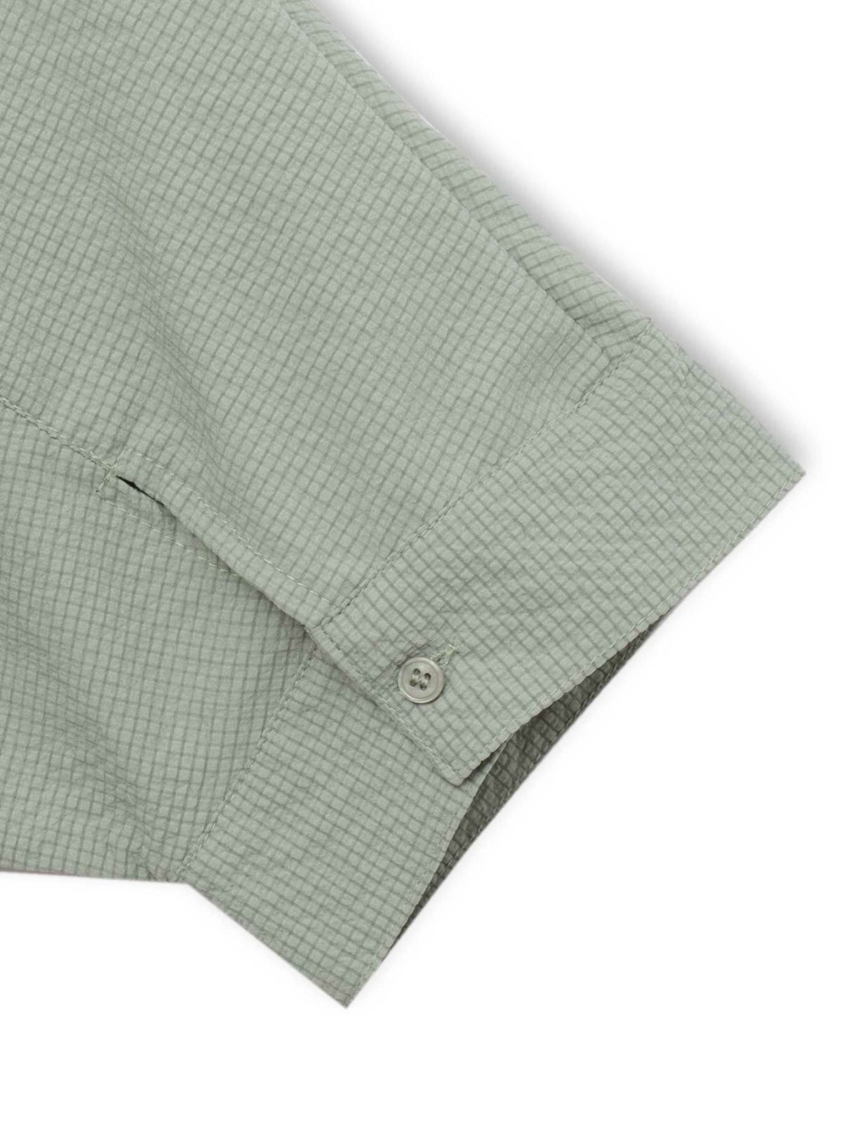 【雅結】菊刺繍サッカー素材ドルマンシャツ