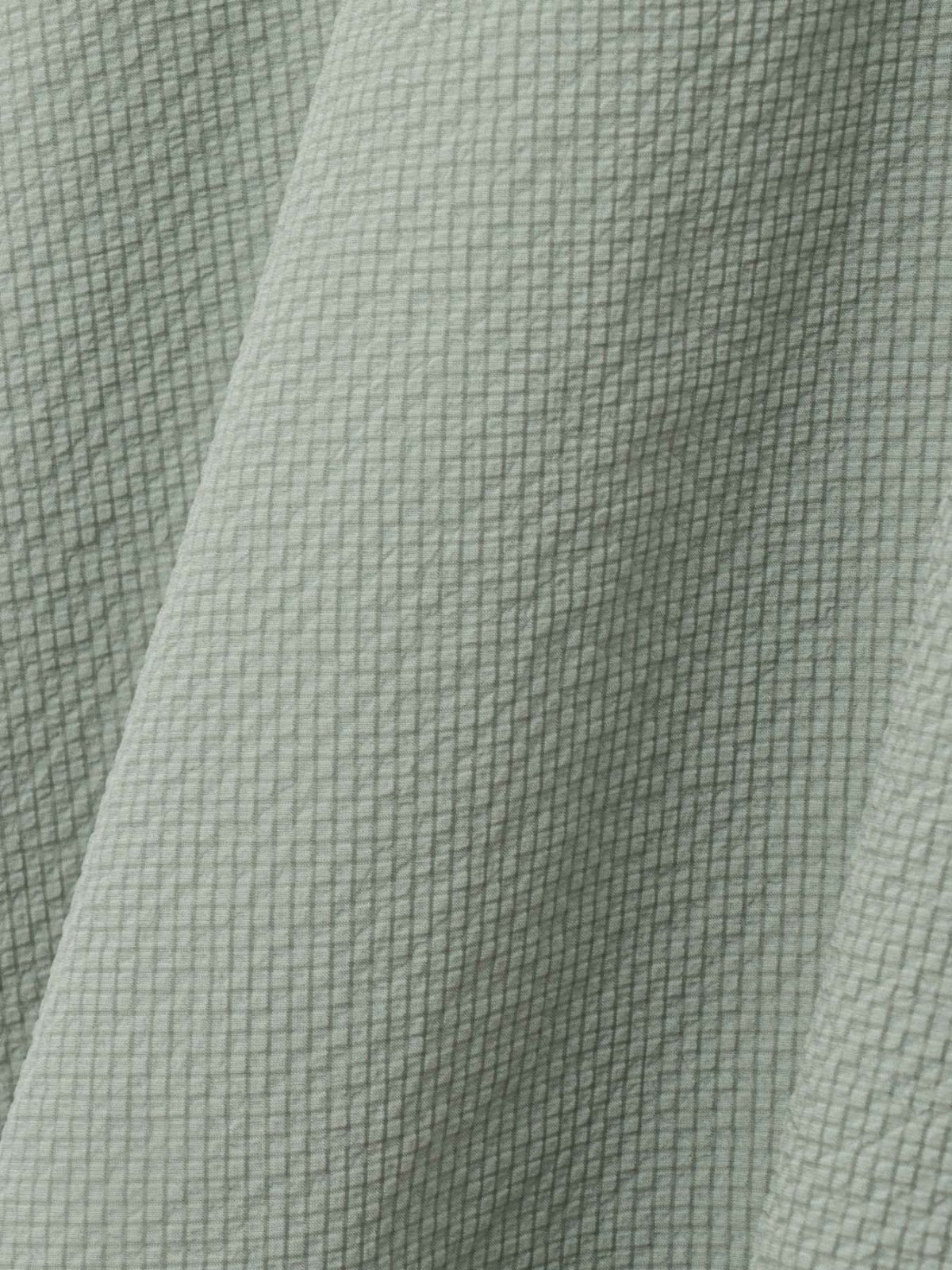 【雅結】菊刺繍サッカー素材ドルマンシャツ