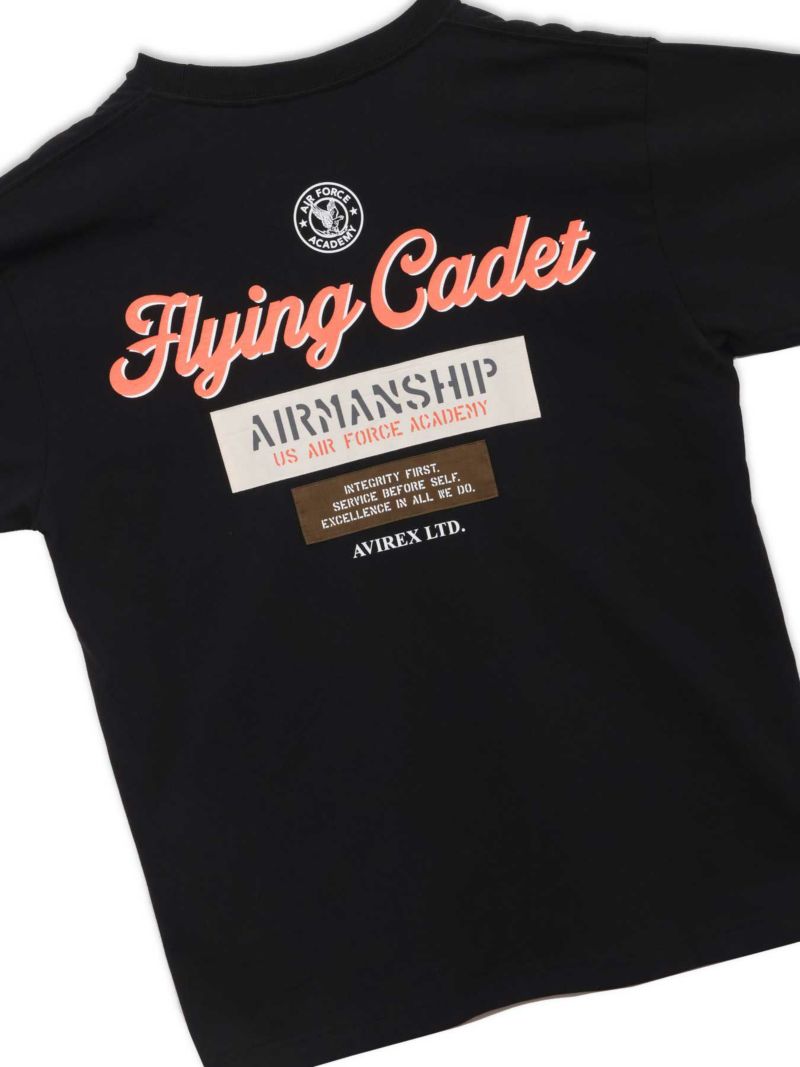 【AVIREX】FLYING CADET PATCH T-SHIRT