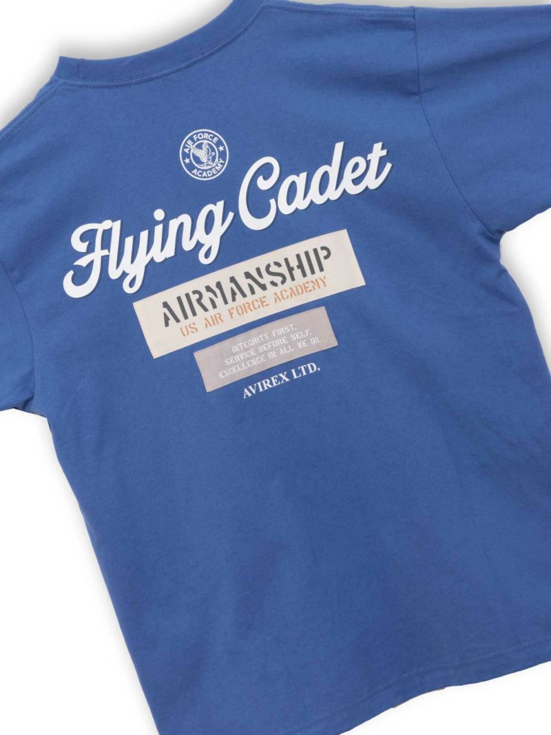 【AVIREX】FLYING CADET PATCH T-SHIRT