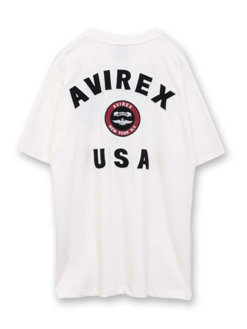 【AVIREX】VARSITY LOGO T-SHIRT