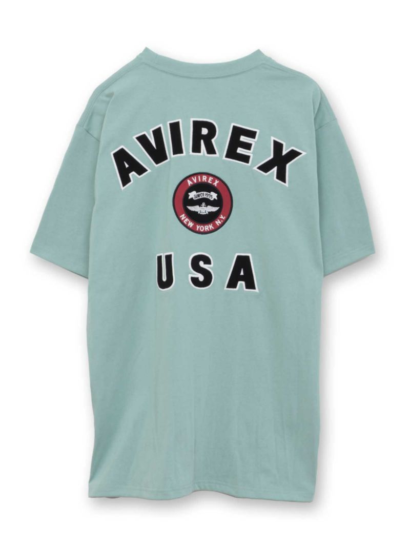 【AVIREX】VARSITY LOGO T-SHIRT