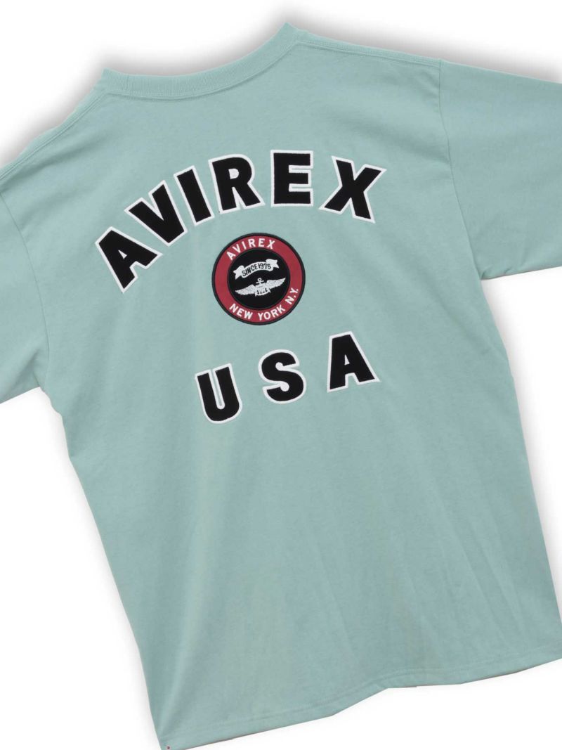 【AVIREX】VARSITY LOGO T-SHIRT