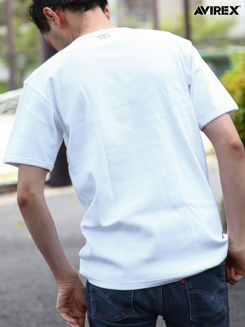 【AVIREX】DAILY V-NECK T-SHIRT