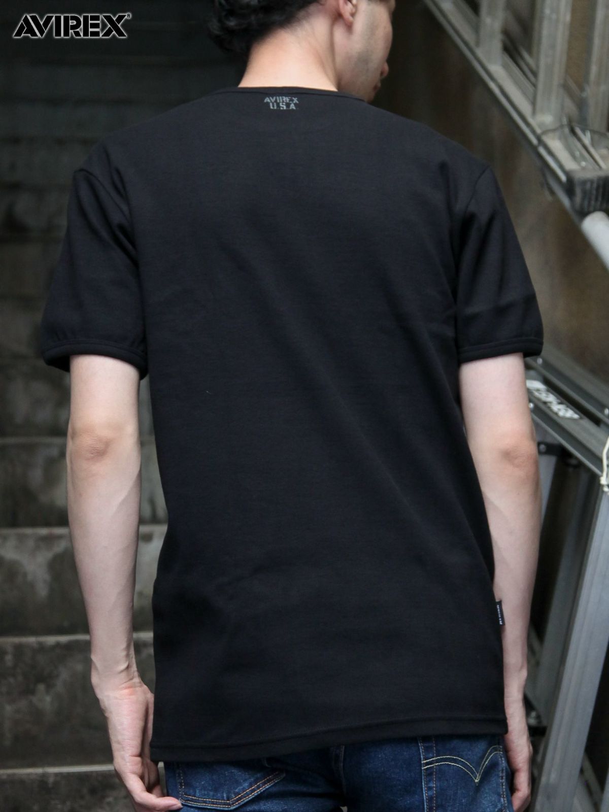 【AVIREX】DAILY CREW NECK T-SHIRT
