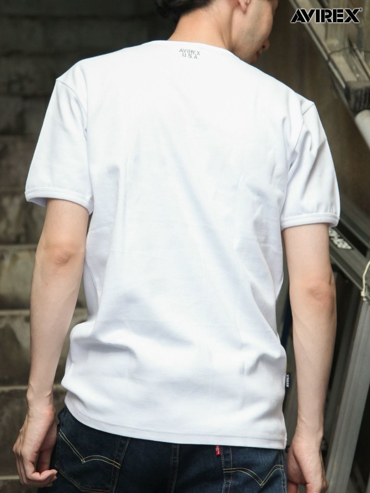 【AVIREX】DAILY CREW NECK T-SHIRT