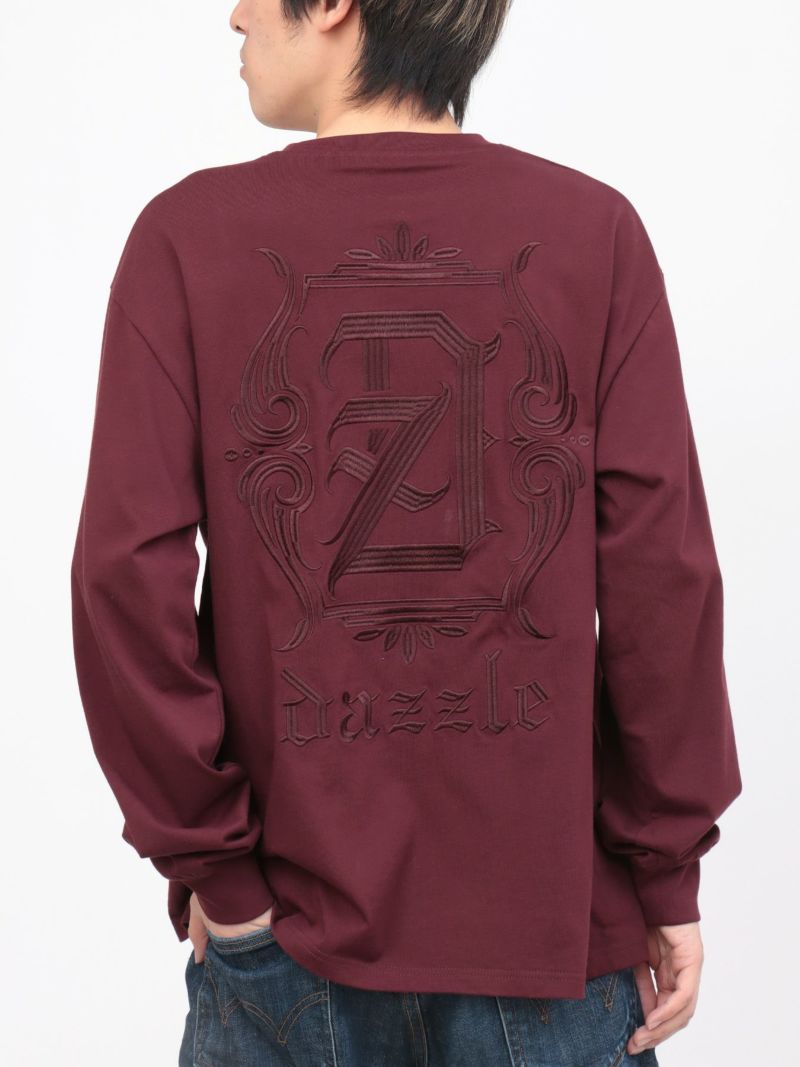 【DAZZLE】総刺繍ロゴロンT