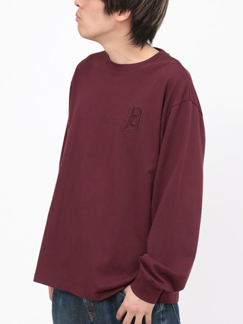【DAZZLE】総刺繍ロゴロンT