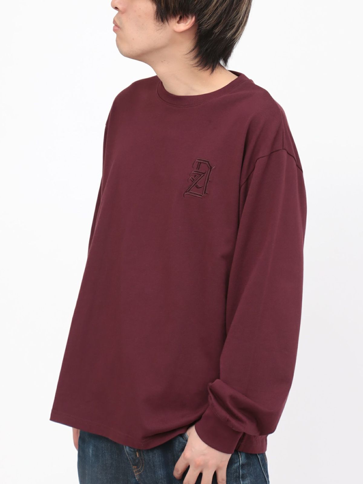 【DAZZLE】総刺繍ロゴロンT