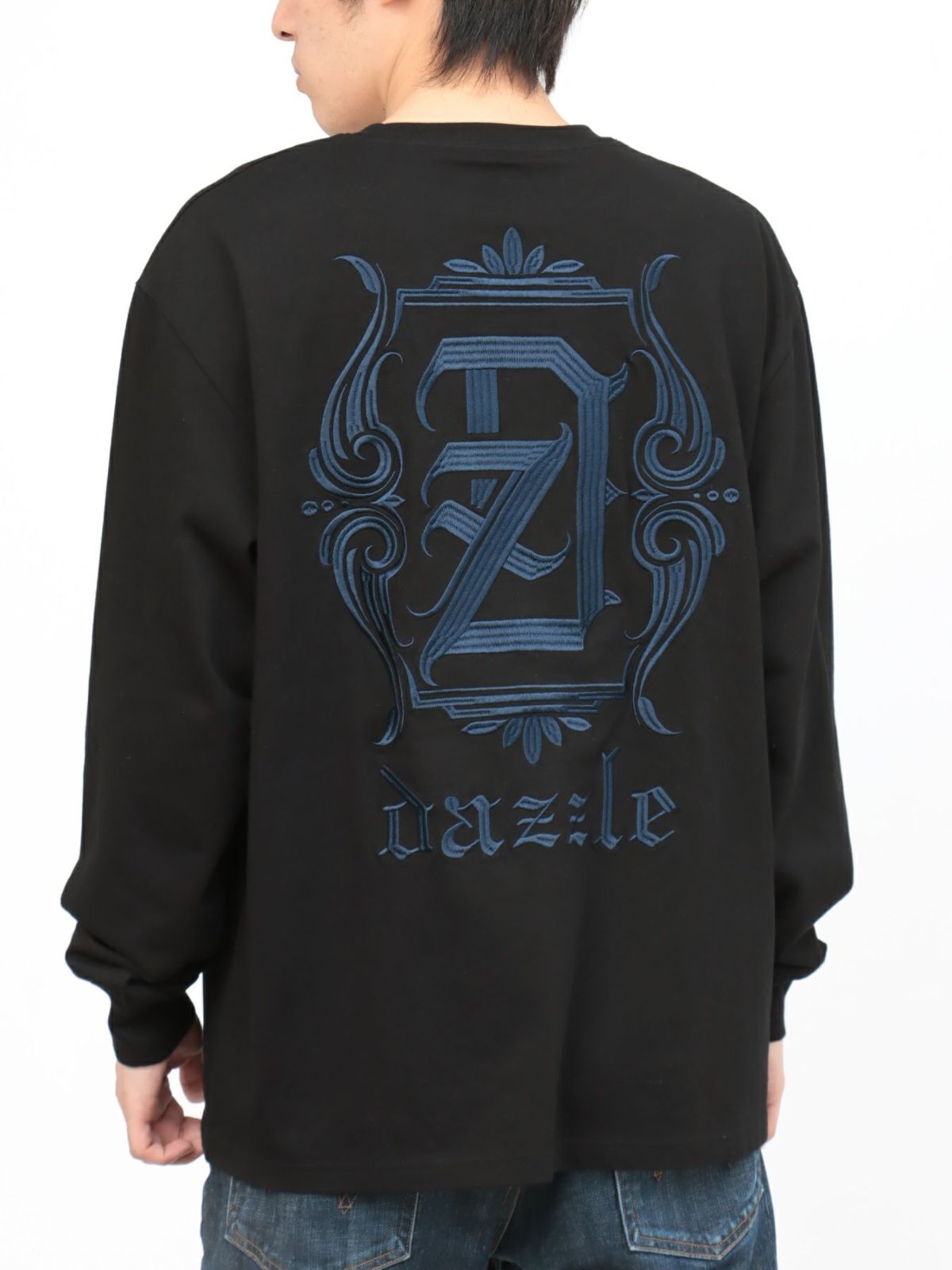 【DAZZLE】総刺繍ロゴロンT
