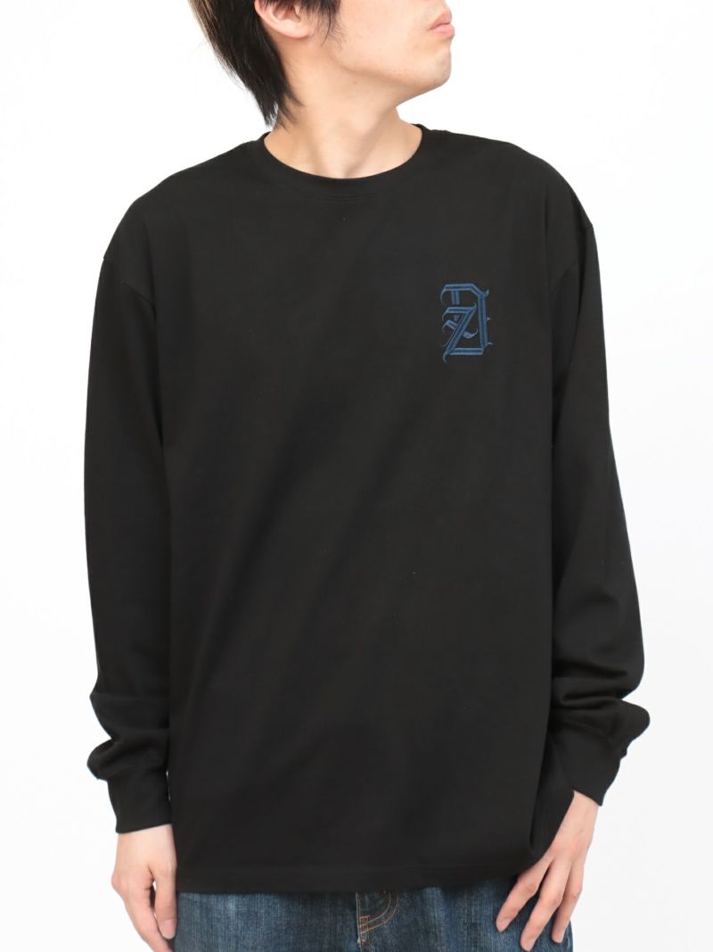 【DAZZLE】総刺繍ロゴロンT