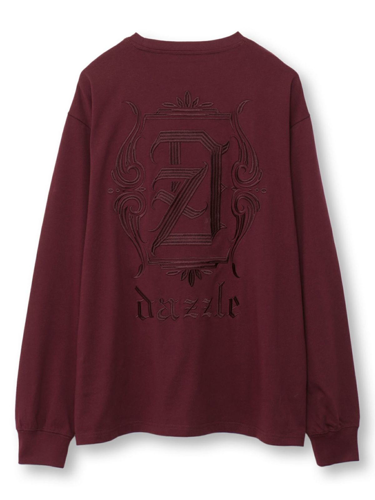 【DAZZLE】総刺繍ロゴロンT